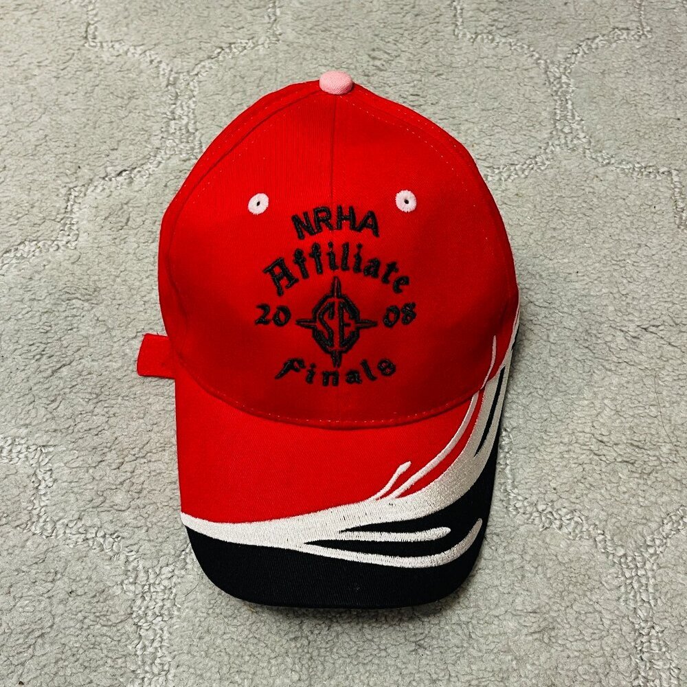 Otto‎ Hat Baseball Cap Unisex OSFM Red NRHA Affiliate Finale 2008 Adjustable